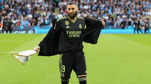 Benzema jogador do Real Madrid. (Photo by Clive Brunskill/Getty Images)