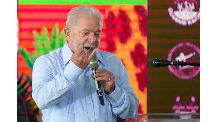 Lula presta solidariedade a Vini Jr (Photo by Andressa Anholete/Getty Images)