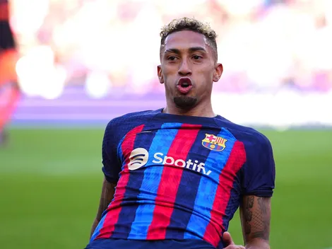 Raphinha é pedido por treinador de gigante europeu e pode estar de saída do Barcelona