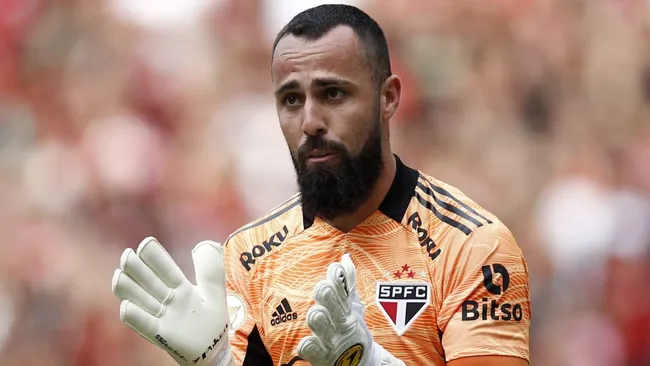 Jandrei, goleiro do São Paulo, interessa ao Internacional (Photo by Buda Mendes/Getty Images)