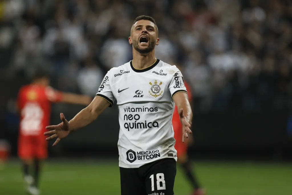 Junior Moraes em ação pelo Corinthians (Photo by Ricardo Moreira/Getty Images)