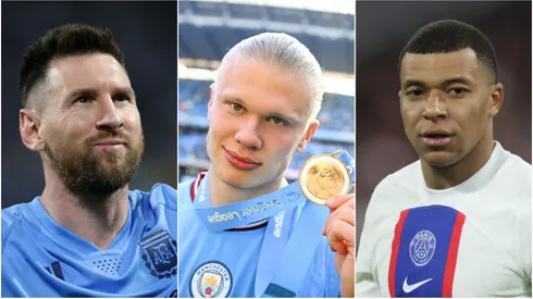 Getty Images - Messi, Haaland e Mbappe