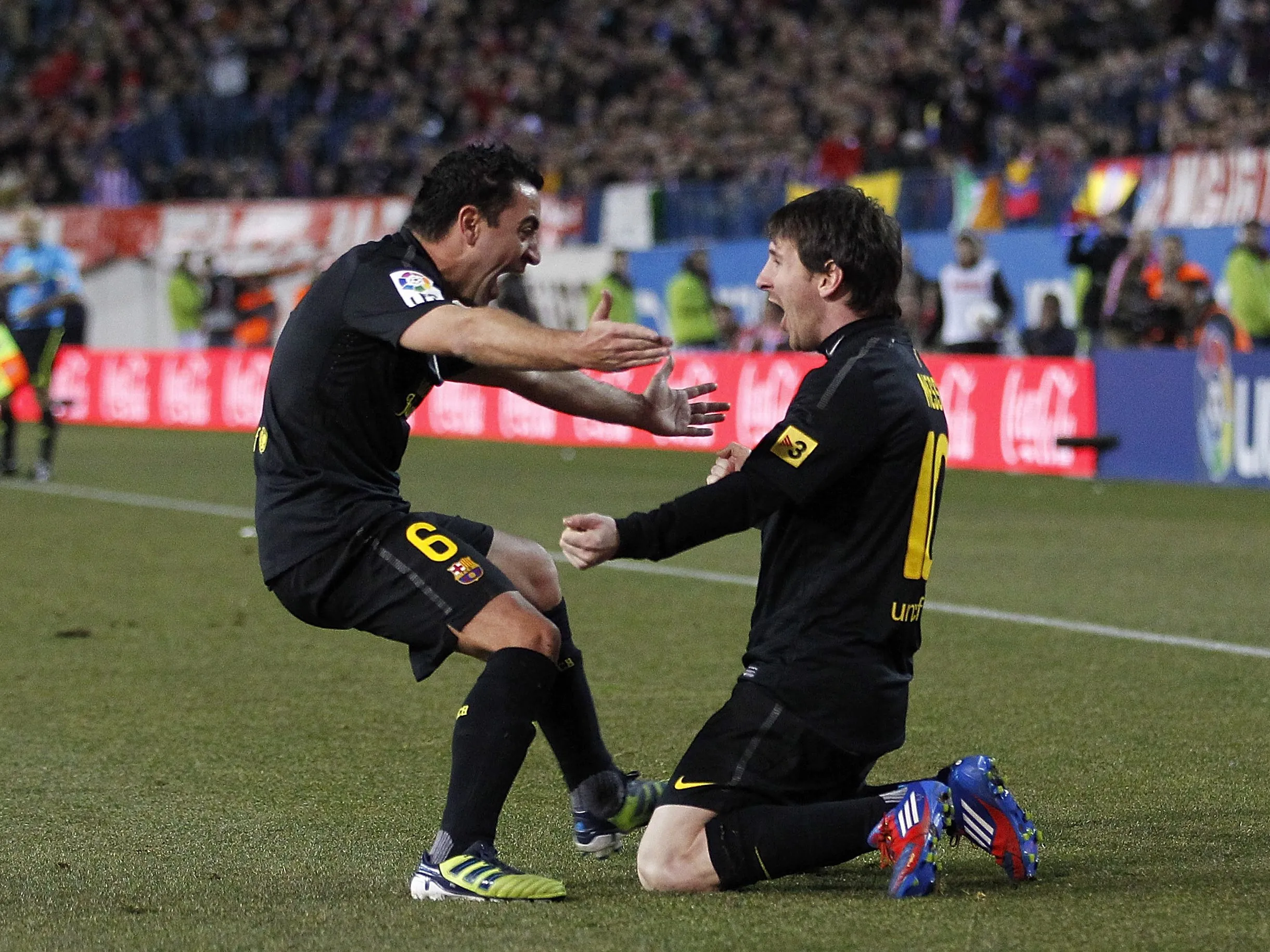 Messi e Xavi (Photo by Angel Martinez/Getty Images)