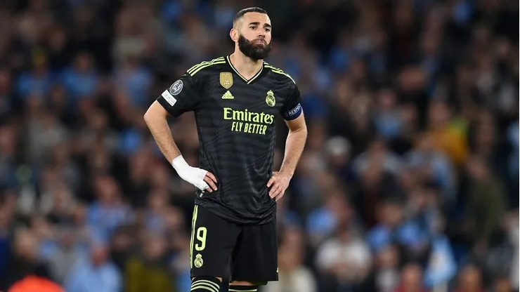 Benzema jogador do PSG. (Photo by Michael Regan/Getty Images)