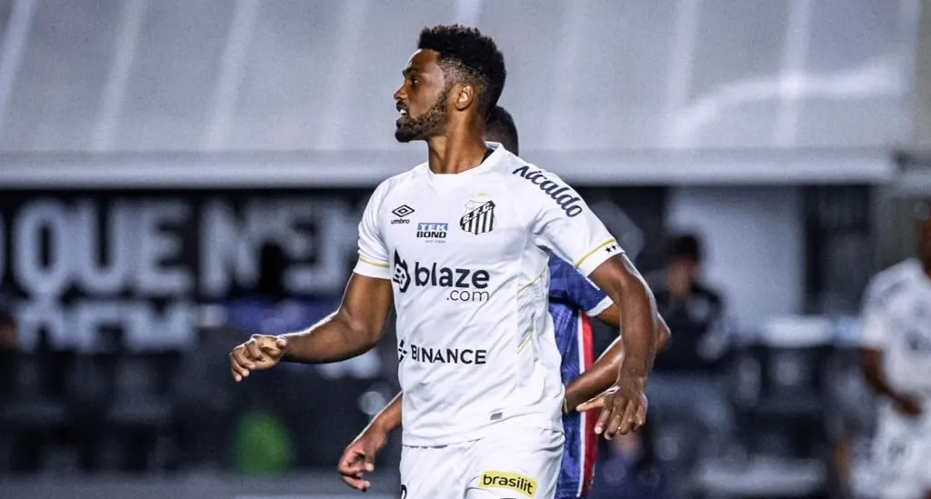 Mezenga recebeu poucas chances no Santos (Foto/Divulgação/Santos FC)