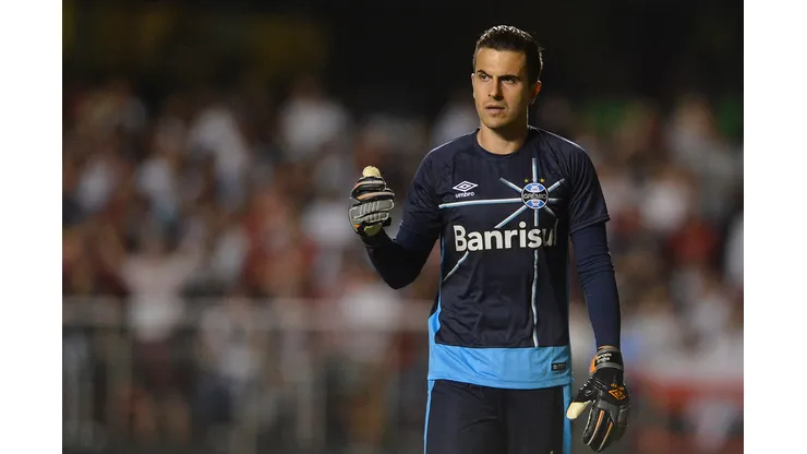 SAO PAULO - SP - 17/11/2016 - BRASILEIRO A 2016/SAO PAULO X GREMIO - Marcelo Grohe do Gremio durante partida contra o Sao Paulo pelo Campeonato Brasileiro A 2016 no estadio do Morumbi. Foto: Mauro Horita/AGIF