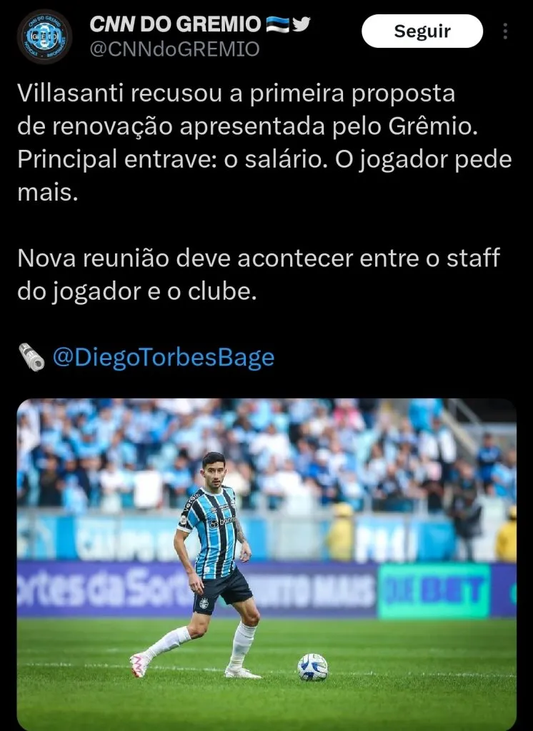 Repercussão via Twitter