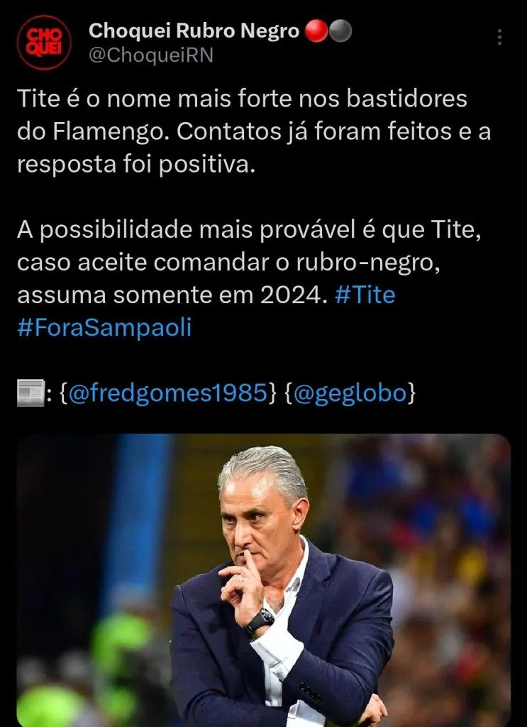 Repercussão via Twitter