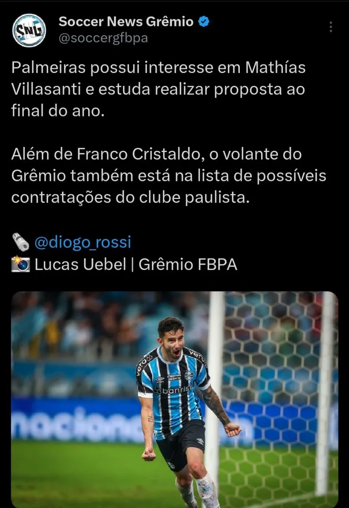 Repercussão via Twitter