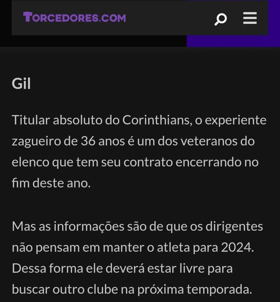 Torcedores.com em seu portal