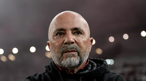 RJ – RIO DE JANEIRO – 16/08/2023 – COPA DO BRASIL 2023, FLAMENGO X GREMIO – Jorge Sampaoli tecnico do Flamengo durante partida contra o Gremio no estadio Maracana pelo campeonato Copa do Brasil 2023. Foto: Thiago Ribeiro/AGIF