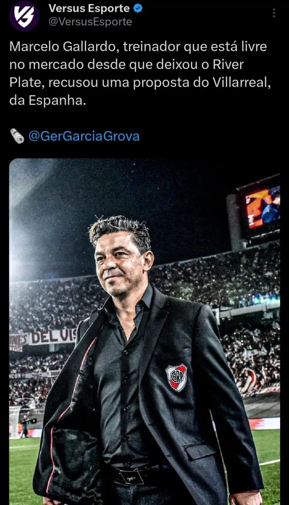 Repercussão via Twitter