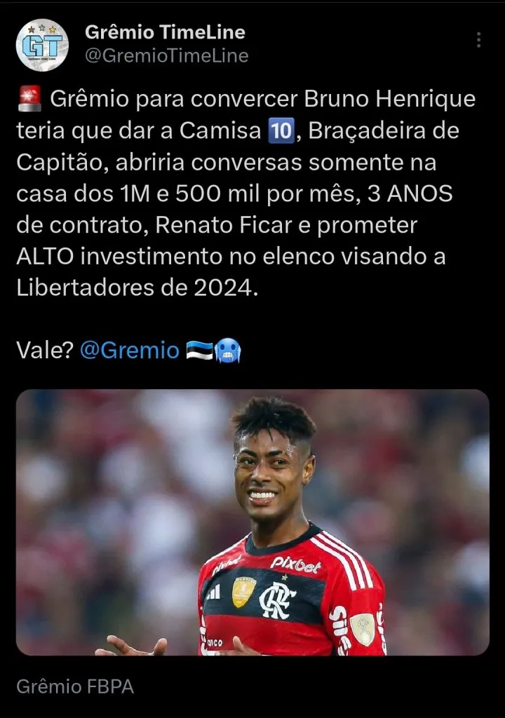 Grêmuo TimeLine via Twitter