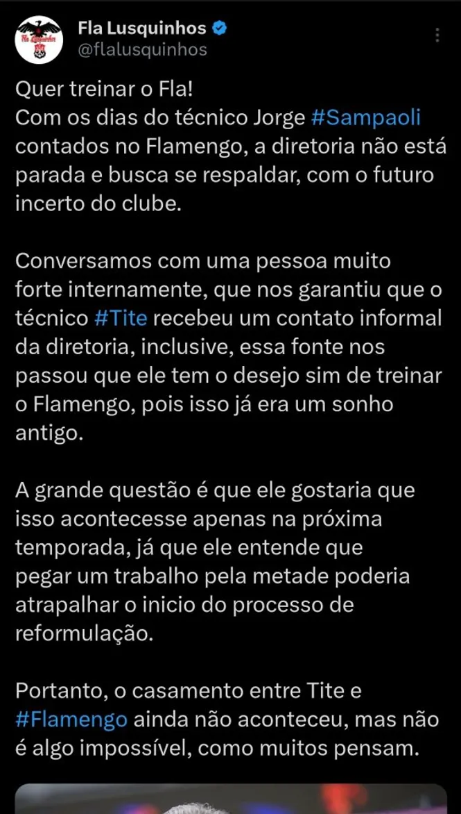 Fla Lusquinhos via Twitter