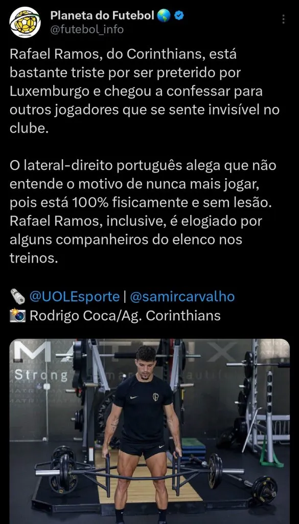 Repercussão via Twitter