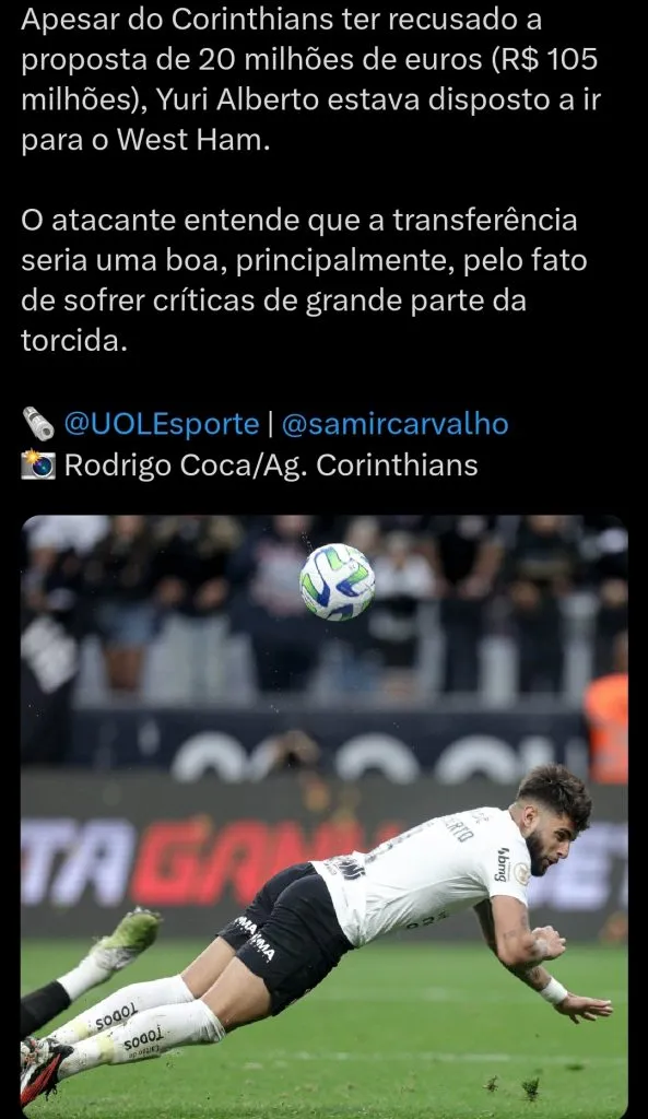 Repercussão via Twitter