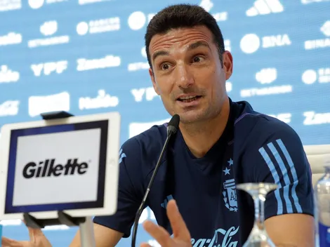Lionel Scaloni não fica em cima do muro e escolhe entre Messi e Maradona