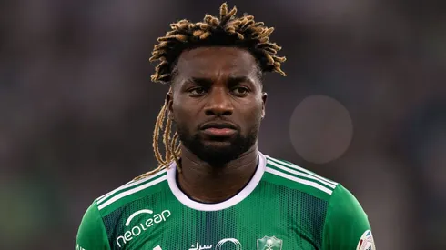 Allan Saint-Maximin, jogador do Al-Ahli. Foto: Yasser Bakhsh