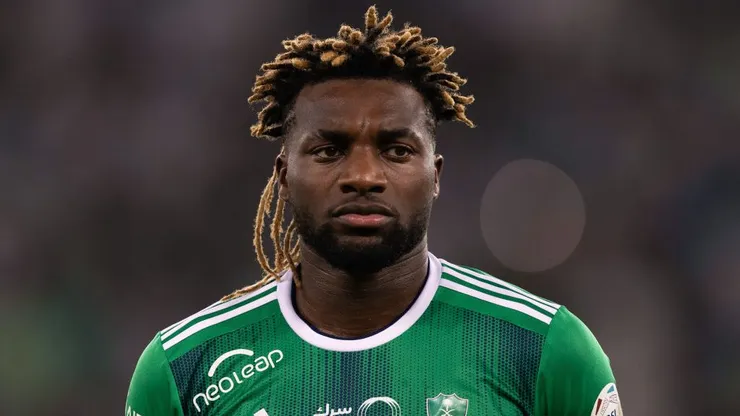 Allan Saint-Maximin, jogador do Al-Ahli. Foto: Yasser Bakhsh