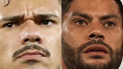 Foto Tiquinho Soares: Wagner Meier/Getty Images Foto Hulk: Buda Mendes/Getty Images