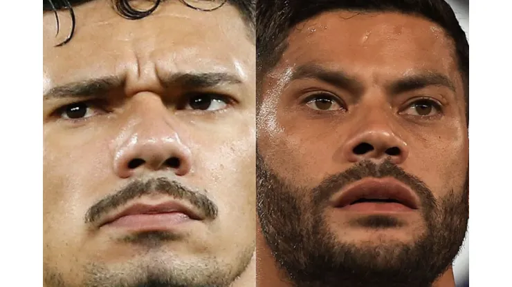 Foto Tiquinho Soares: Wagner Meier/Getty Images Foto Hulk: Buda Mendes/Getty Images