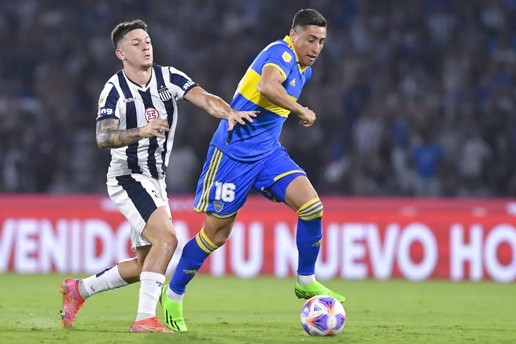 Miguel Merentiel em ação pelo Boca Juniors. (Photo by Hernan Cortez/Getty Images)