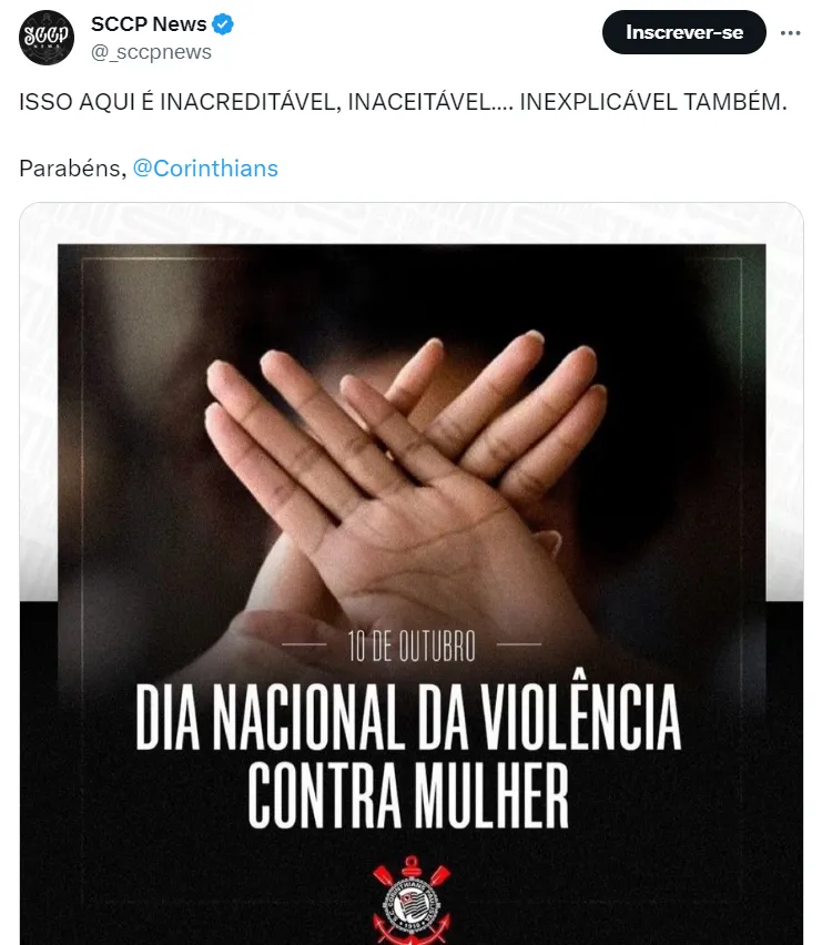 Torcida do Timão se revolta contra o clube