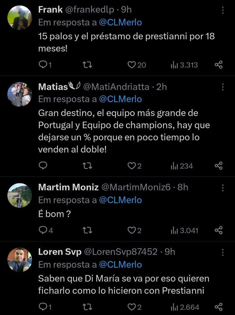 Repercussão via Twitter