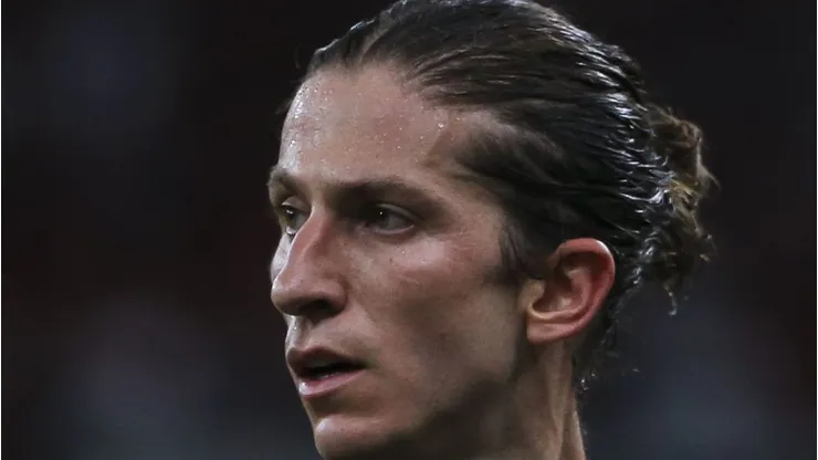 Filipe Luís se despede do Flamengo. Foto: Bruna Prado/Getty Images