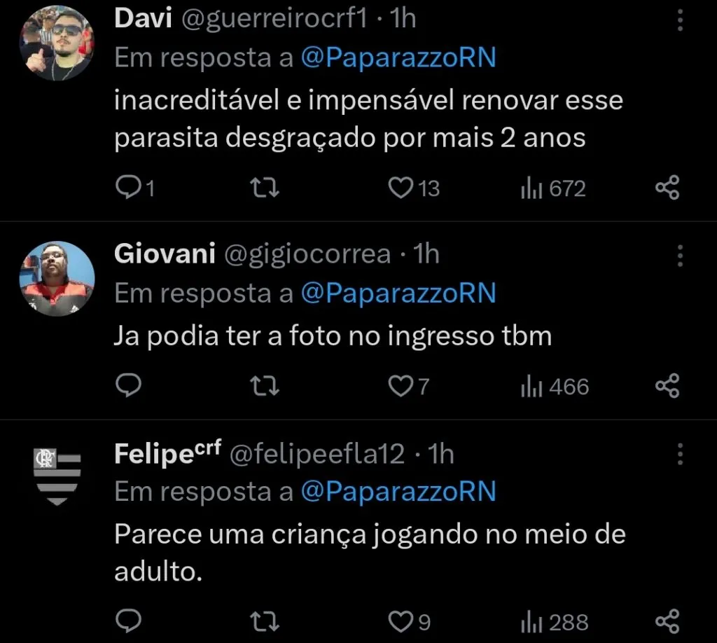 Repercussão via Twitter