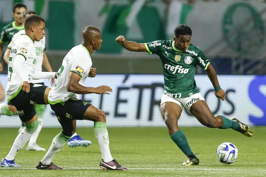 Endrick of Palmeiras. (Photo by Ricardo Moreira/Getty Images)