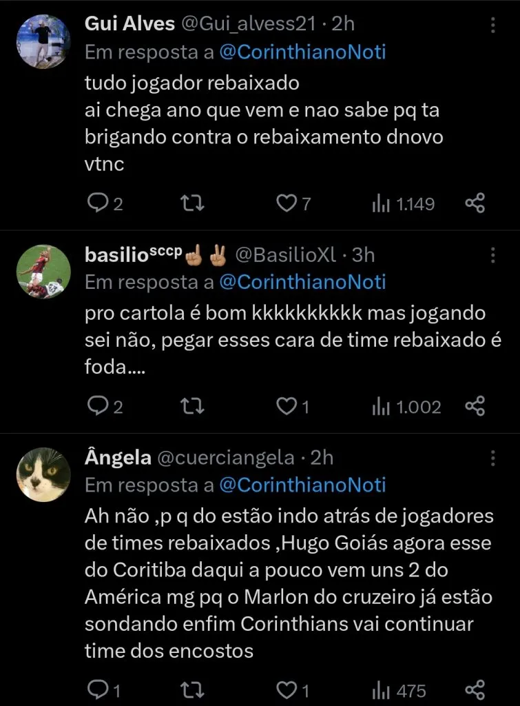 Repercussão via Twitter