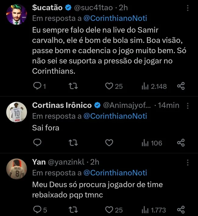 Repercussão via Twitter