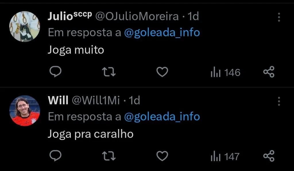 Repercussão via Twitter
