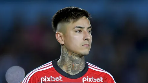 Pulgar pelo Flamengo. Foto: Marcelo Endelli/Getty Images