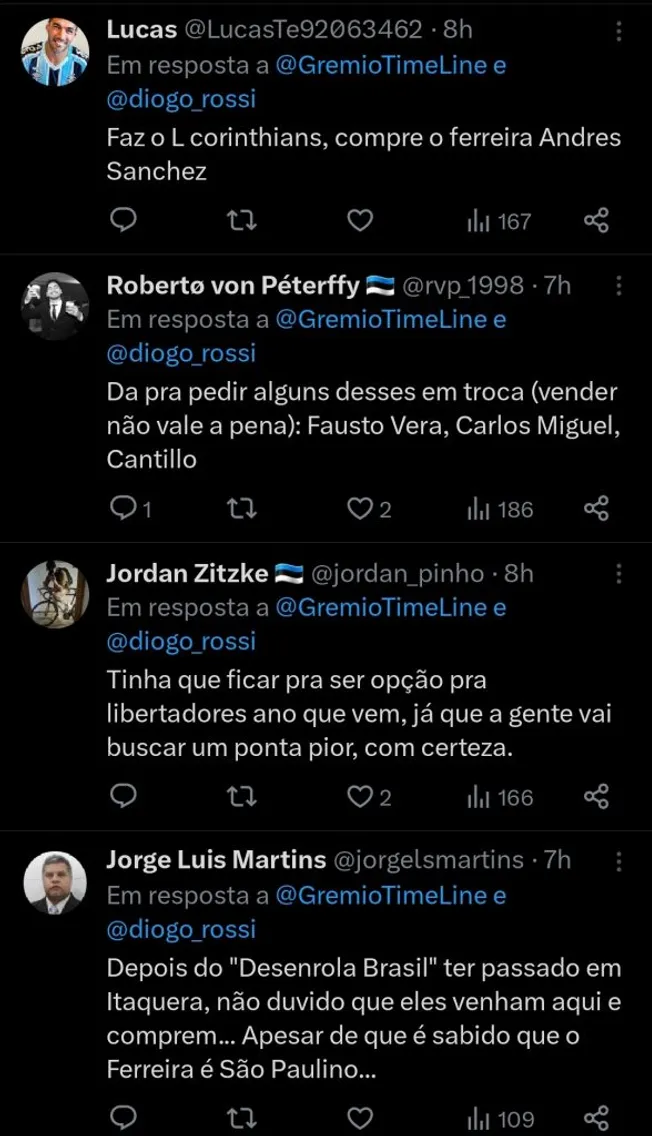 Repercussão via Twitter