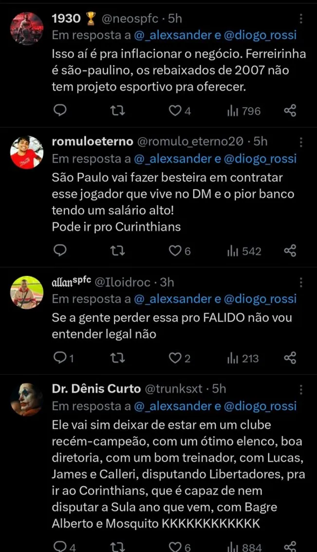Repercussão via Twitter