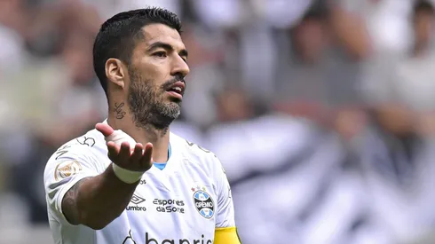 Suárez pelo Grêmio.(Photo by Pedro Vilela/Getty Images)