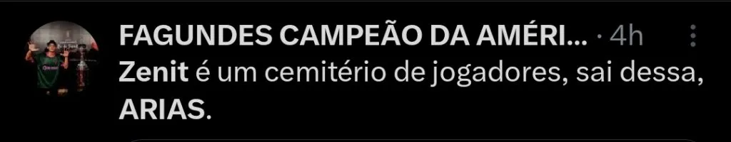 Repercussão via Twitter