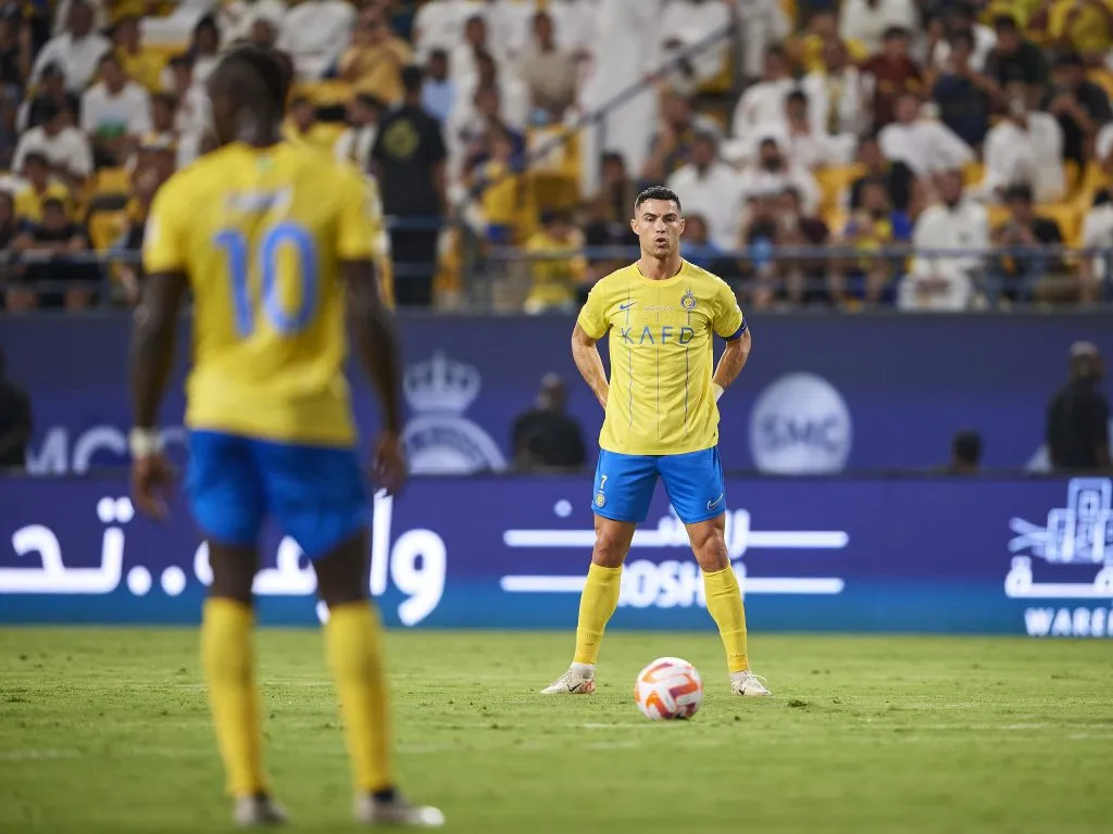 Cristiano Ronaldo from Al Nassr FC . (Photo by Adam Nurkiewicz/Getty Images)