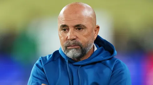 Jorge Sampaoli pode assumir campeão da Libertadores. (Photo by Angel Martinez/Getty Images)