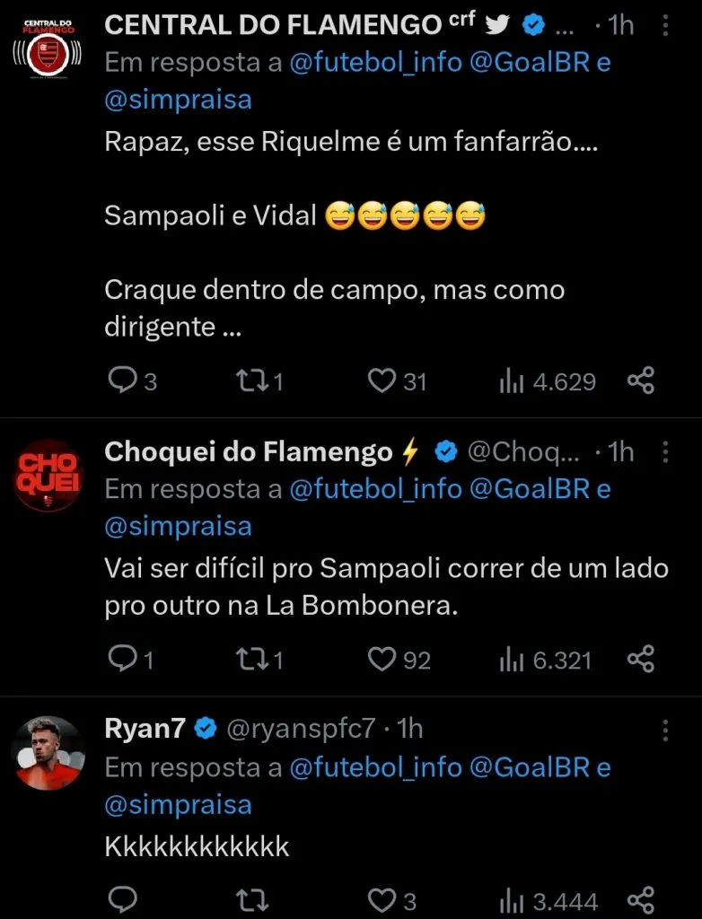 Repercussão via Twitter