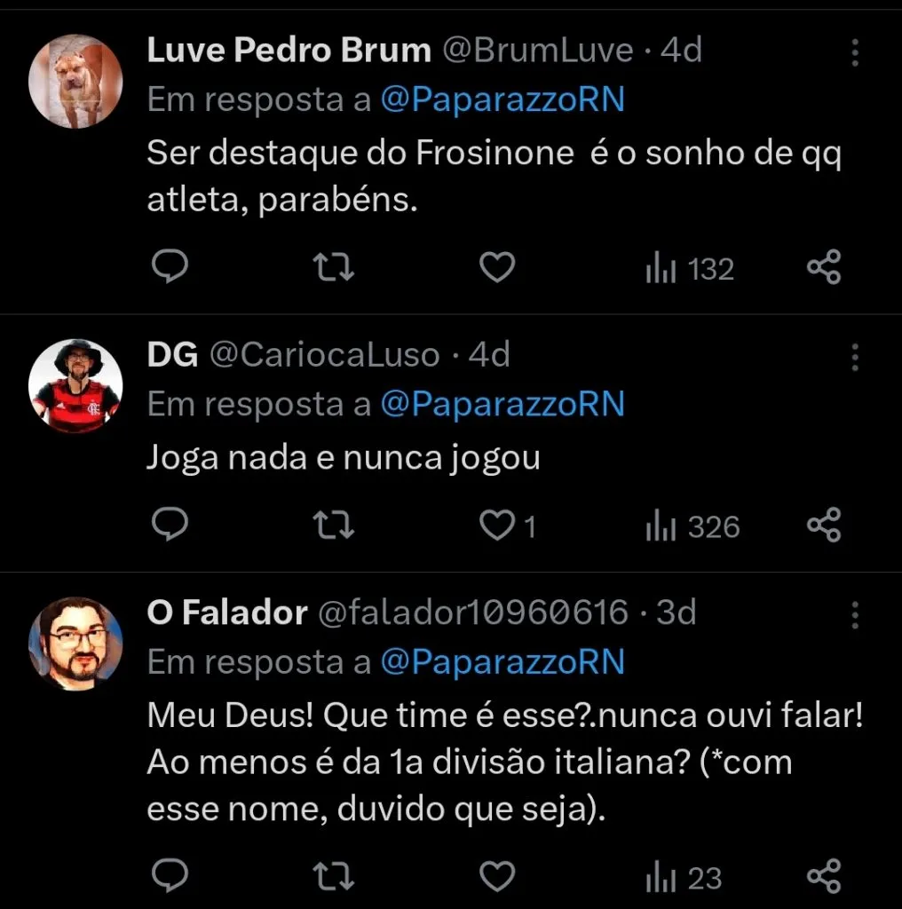 Repercussão via Twitter