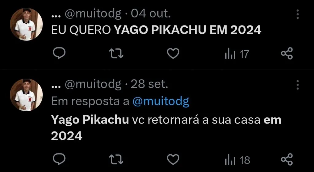 Repercussão via Twitter