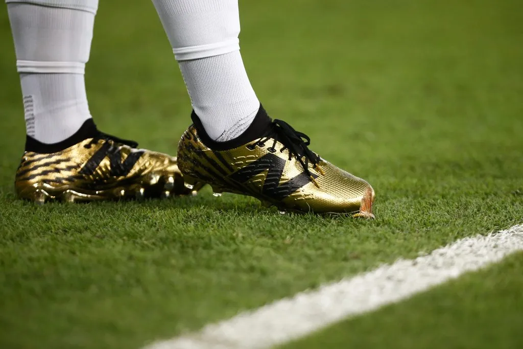 CHUTEIRA EXCLUSIVA DE ENDRICK. (Photo by Wagner Meier/Getty Images)