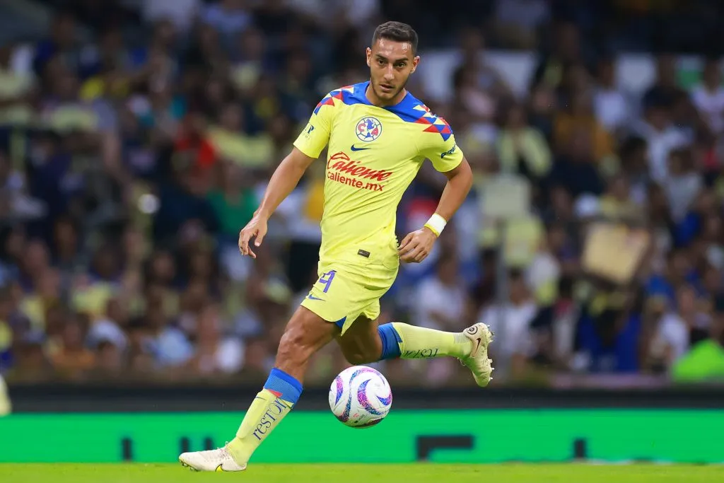 Sebastián Cáceres em ação pelo América – (Photo by Hector Vivas/Getty Images)