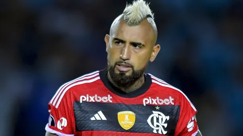 Vidal em tempos de Flamengo. Photo by Marcelo Endelli/Getty Images)
