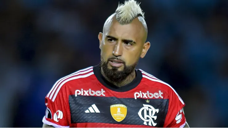 Vidal em tempos de Flamengo. Photo by Marcelo Endelli/Getty Images)