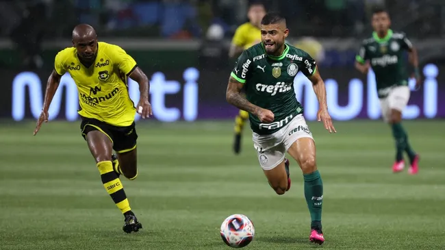 Tabate em ação pelo Palmeiras (Foto: Cesar Greco/Palmeiras/Divulgação)