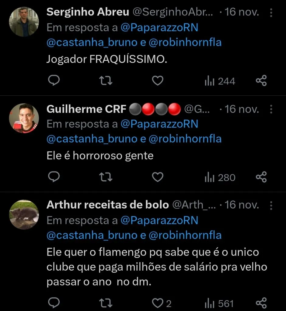 Repercussão via Twitter